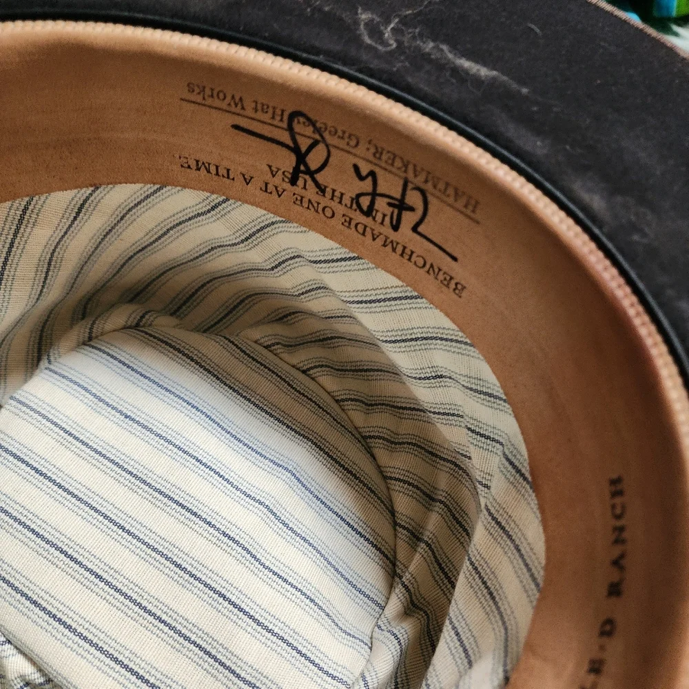 Double D Ranchwear Rare Thunderbeing Hat NIB MEDium rare Black - Picture 9 of 11